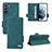 Funda de Cuero Cartera con Soporte Carcasa L07Z para Samsung Galaxy S21 Plus 5G