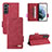 Funda de Cuero Cartera con Soporte Carcasa L07Z para Samsung Galaxy S21 Plus 5G