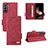 Funda de Cuero Cartera con Soporte Carcasa L07Z para Samsung Galaxy S24 Plus 5G