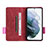 Funda de Cuero Cartera con Soporte Carcasa L08Z para Samsung Galaxy S22 Plus 5G