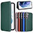 Funda de Cuero Cartera con Soporte Carcasa L12Z para Samsung Galaxy S21 5G