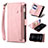 Funda de Cuero Cartera con Soporte Carcasa L20 para Apple iPhone 13