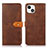 Funda de Cuero Cartera con Soporte Carcasa L29 para Apple iPhone 13