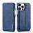 Funda de Cuero Cartera con Soporte Carcasa LC1 para Apple iPhone 14 Pro