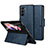 Funda de Cuero Cartera con Soporte Carcasa LD1 para Samsung Galaxy Z Fold5 5G