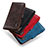 Funda de Cuero Cartera con Soporte Carcasa M25L para Samsung Galaxy S22 5G