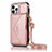 Funda de Cuero Cartera con Soporte Carcasa N03 para Apple iPhone 12 Pro