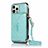 Funda de Cuero Cartera con Soporte Carcasa N03 para Apple iPhone 12 Pro