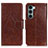 Funda de Cuero Cartera con Soporte Carcasa N05P para Motorola Moto Edge S30 5G