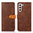 Funda de Cuero Cartera con Soporte Carcasa N07P para Samsung Galaxy S22 Plus 5G