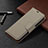 Funda de Cuero Cartera con Soporte Carcasa para Apple iPhone 13 Pro Max Caqui