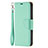 Funda de Cuero Cartera con Soporte Carcasa para Apple iPhone 13 Pro Max Cian