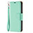 Funda de Cuero Cartera con Soporte Carcasa para Apple iPhone 14 Pro Max Cian