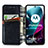 Funda de Cuero Cartera con Soporte Carcasa S01D para Motorola Moto Edge S30 5G