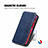 Funda de Cuero Cartera con Soporte Carcasa S01D para Oppo A74 5G