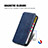 Funda de Cuero Cartera con Soporte Carcasa S01D para Realme C21Y