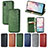 Funda de Cuero Cartera con Soporte Carcasa S01D para Samsung Galaxy A20 SC-02M SCV46