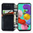 Funda de Cuero Cartera con Soporte Carcasa S01D para Samsung Galaxy M40S