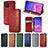 Funda de Cuero Cartera con Soporte Carcasa S01D para Samsung Galaxy M80S