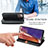 Funda de Cuero Cartera con Soporte Carcasa S01D para Samsung Galaxy Note 20 5G