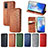 Funda de Cuero Cartera con Soporte Carcasa S01D para Samsung Galaxy S20 Plus