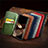 Funda de Cuero Cartera con Soporte Carcasa S01D para Samsung Galaxy S24 Ultra 5G