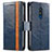 Funda de Cuero Cartera con Soporte Carcasa S02D para Nokia C3