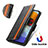 Funda de Cuero Cartera con Soporte Carcasa S02D para Samsung Galaxy F23 5G