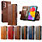 Funda de Cuero Cartera con Soporte Carcasa S02D para Samsung Galaxy M13 4G