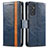 Funda de Cuero Cartera con Soporte Carcasa S02D para Samsung Galaxy M34 5G