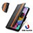 Funda de Cuero Cartera con Soporte Carcasa S02D para Samsung Galaxy M40S