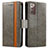 Funda de Cuero Cartera con Soporte Carcasa S02D para Samsung Galaxy Note 20 5G