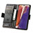 Funda de Cuero Cartera con Soporte Carcasa S02D para Samsung Galaxy Note 20 5G