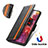 Funda de Cuero Cartera con Soporte Carcasa S02D para Samsung Galaxy S20 FE (2022) 5G