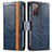 Funda de Cuero Cartera con Soporte Carcasa S02D para Samsung Galaxy S20 FE (2022) 5G