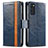 Funda de Cuero Cartera con Soporte Carcasa S02D para Samsung Galaxy S20 Plus 5G