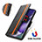 Funda de Cuero Cartera con Soporte Carcasa S02D para Samsung Galaxy S21 Ultra 5G