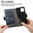 Funda de Cuero Cartera con Soporte Carcasa S02D para Samsung Galaxy S21 Ultra 5G