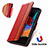 Funda de Cuero Cartera con Soporte Carcasa S02D para Samsung Galaxy XCover 6 Pro 5G