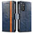 Funda de Cuero Cartera con Soporte Carcasa S02D para Xiaomi Redmi Note 11 Pro 5G