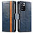 Funda de Cuero Cartera con Soporte Carcasa S02D para Xiaomi Redmi Note 11 Pro+ Plus 5G