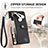 Funda de Cuero Cartera con Soporte Carcasa S03D para Apple iPhone 14