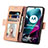 Funda de Cuero Cartera con Soporte Carcasa S03D para Motorola Moto Edge S30 5G