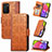 Funda de Cuero Cartera con Soporte Carcasa S03D para Samsung Galaxy F02S SM-E025F