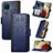 Funda de Cuero Cartera con Soporte Carcasa S03D para Samsung Galaxy F12