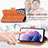 Funda de Cuero Cartera con Soporte Carcasa S03D para Samsung Galaxy S21 FE 5G