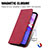 Funda de Cuero Cartera con Soporte Carcasa S04D para Motorola Moto E20