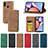 Funda de Cuero Cartera con Soporte Carcasa S04D para Samsung Galaxy M01s