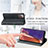 Funda de Cuero Cartera con Soporte Carcasa S04D para Samsung Galaxy Note 20 5G