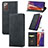 Funda de Cuero Cartera con Soporte Carcasa S04D para Samsung Galaxy Note 20 5G